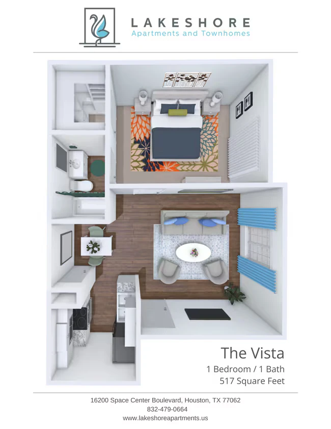 The Vista 707 floor plan